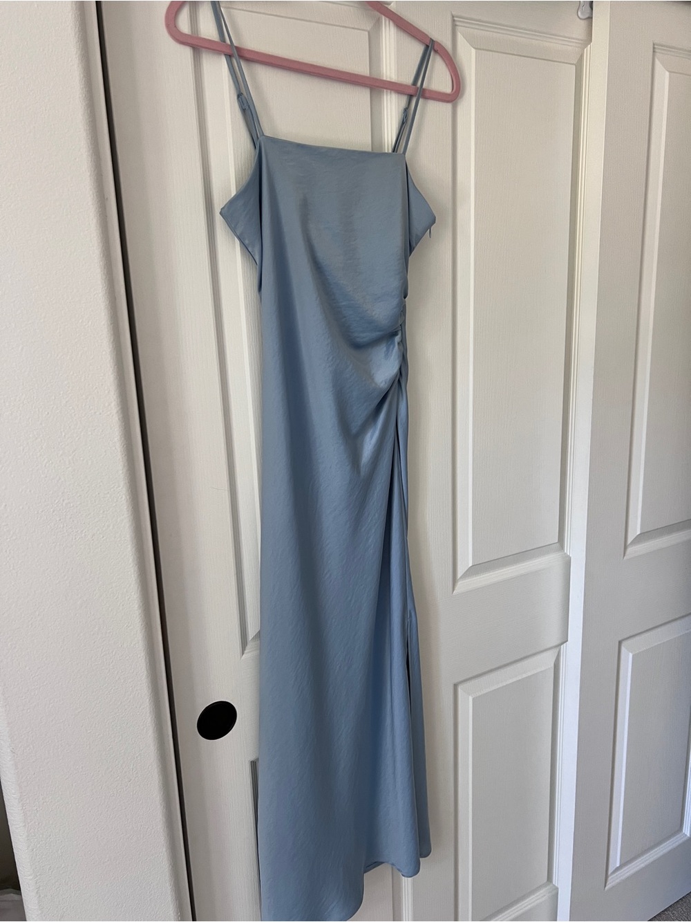 House of Harlow Sky Blue Slip Maxi Dress